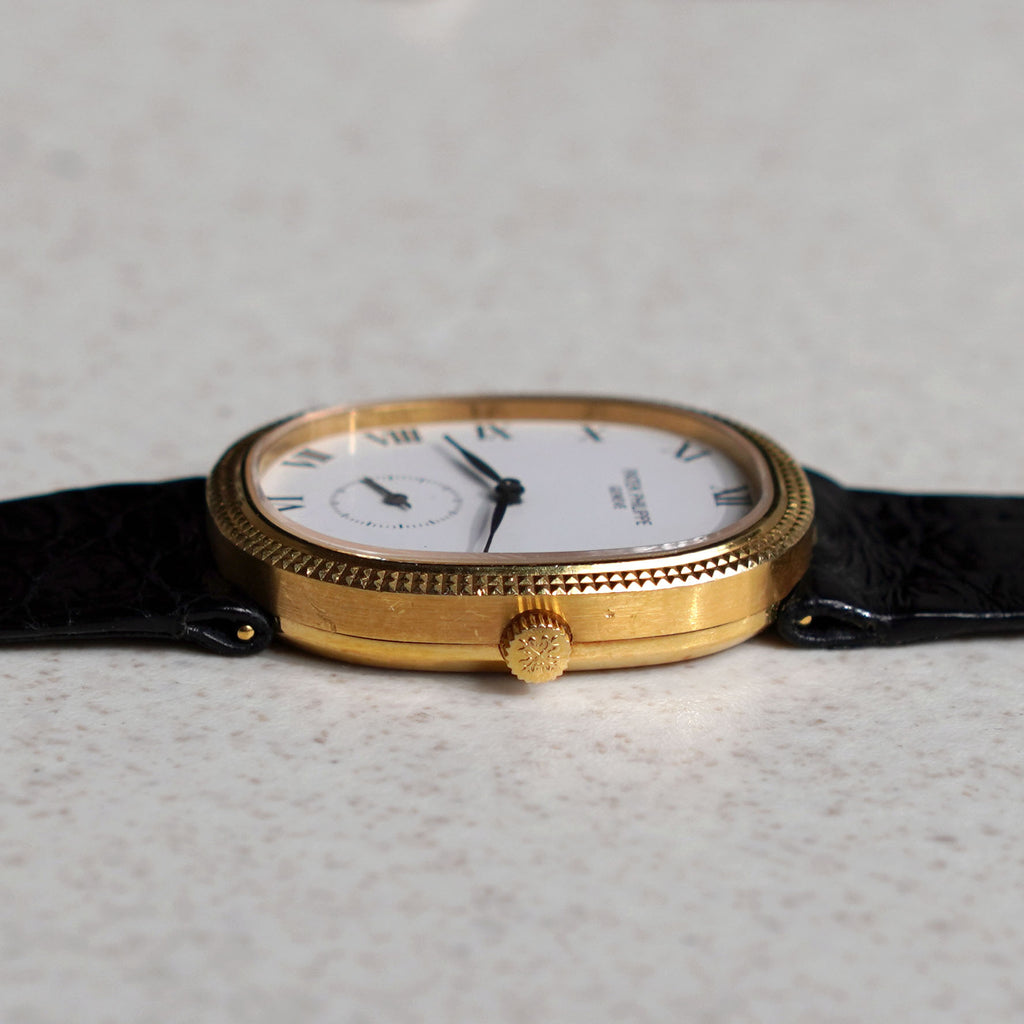 Patek Philippe Ellipse, Hobnail Bezel, Ref. 3987, Yellow Gold