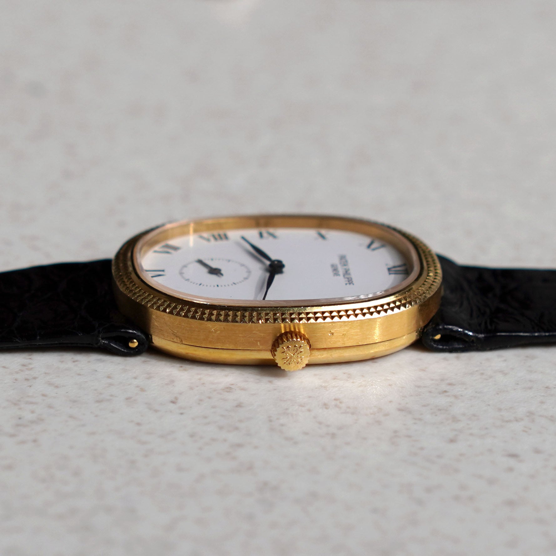 Patek Philippe Ellipse, Hobnail Bezel, Ref. 3987, Yellow Gold