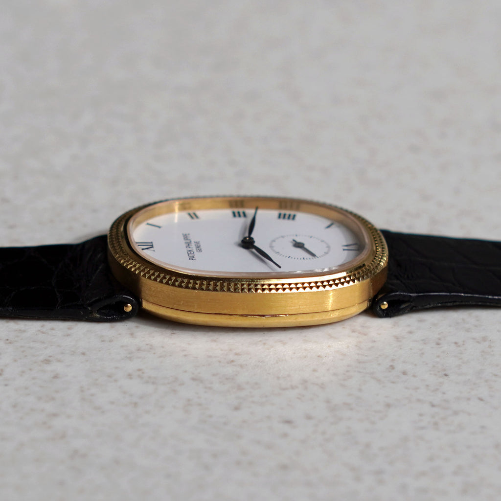 Patek Philippe Ellipse, Hobnail Bezel, Ref. 3987, Yellow Gold