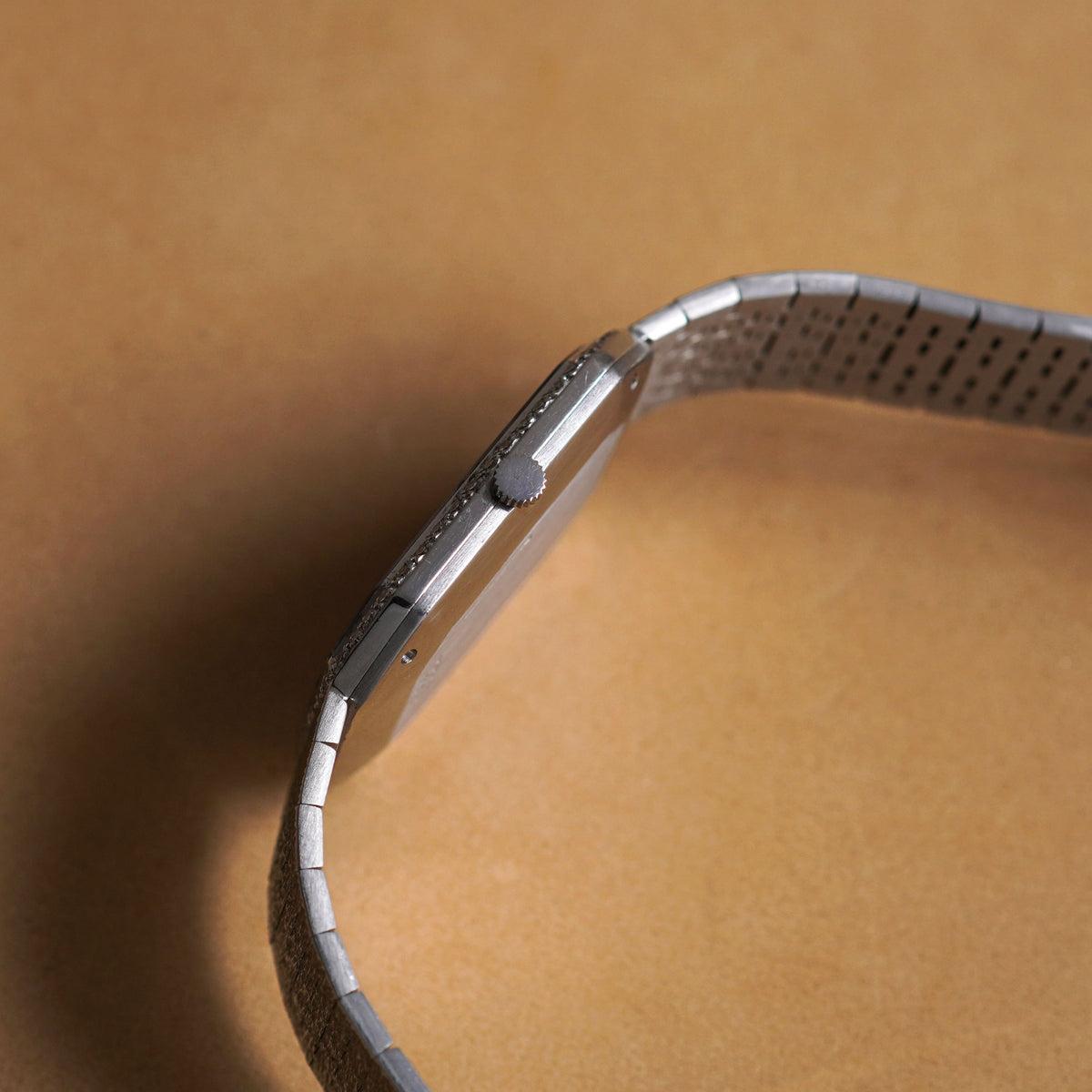 Piaget Octagonal Bracelet Watch, Ref. 9795 A6, Onyx and Lapis Lazuli dial, Factory diamonds, White Gold