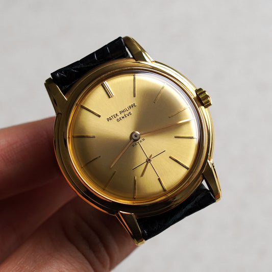 Patek Philippe Calatrava, Double-signed "Beyer", Yellow Gold