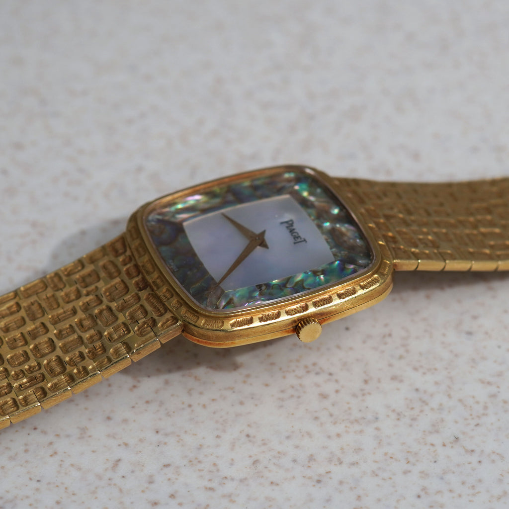 Piaget Ref. 9771 A20, Shell dial, Yellow Gold