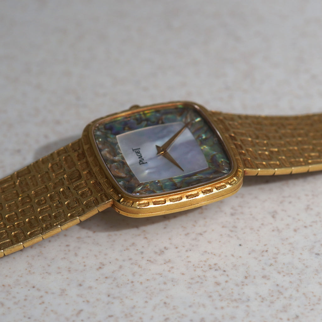Piaget Ref. 9771 A20, Shell dial, Yellow Gold