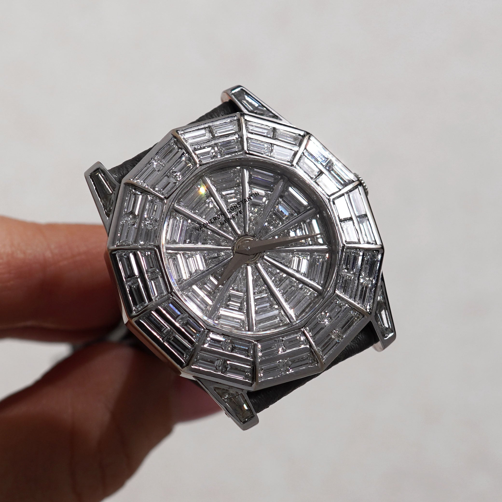 Vacheron Constantin Ostendere Kalla, Baguette Diamonds, White Gold