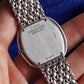 Audemars Piguet Oval-shaped Wristwatch, Diamond Bezel and Pavé Diamond Dial with Sapphires, White Gold