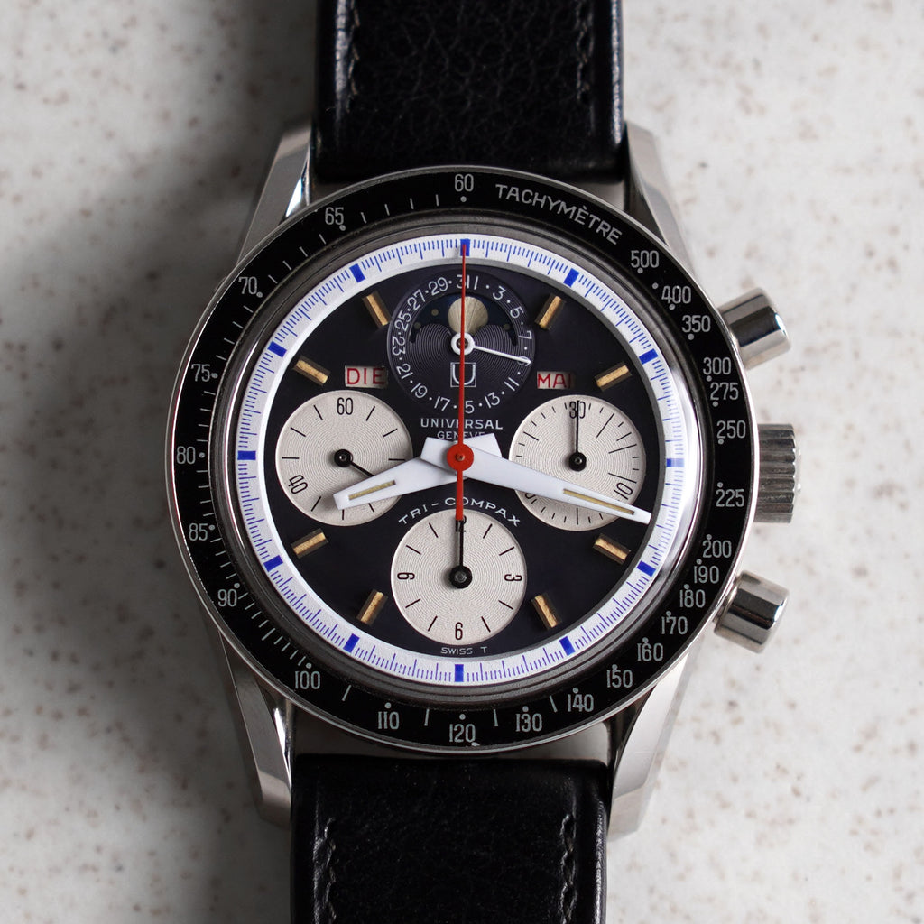 Universal Genève "Exotic" Tri-Compax, Ref. 881101/03, Steel