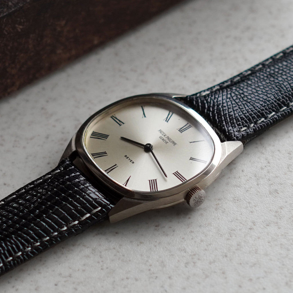 Patek Philippe Cushion-shaped Ellipse, Double-signed Beyer, Ref. 3545, White Gold