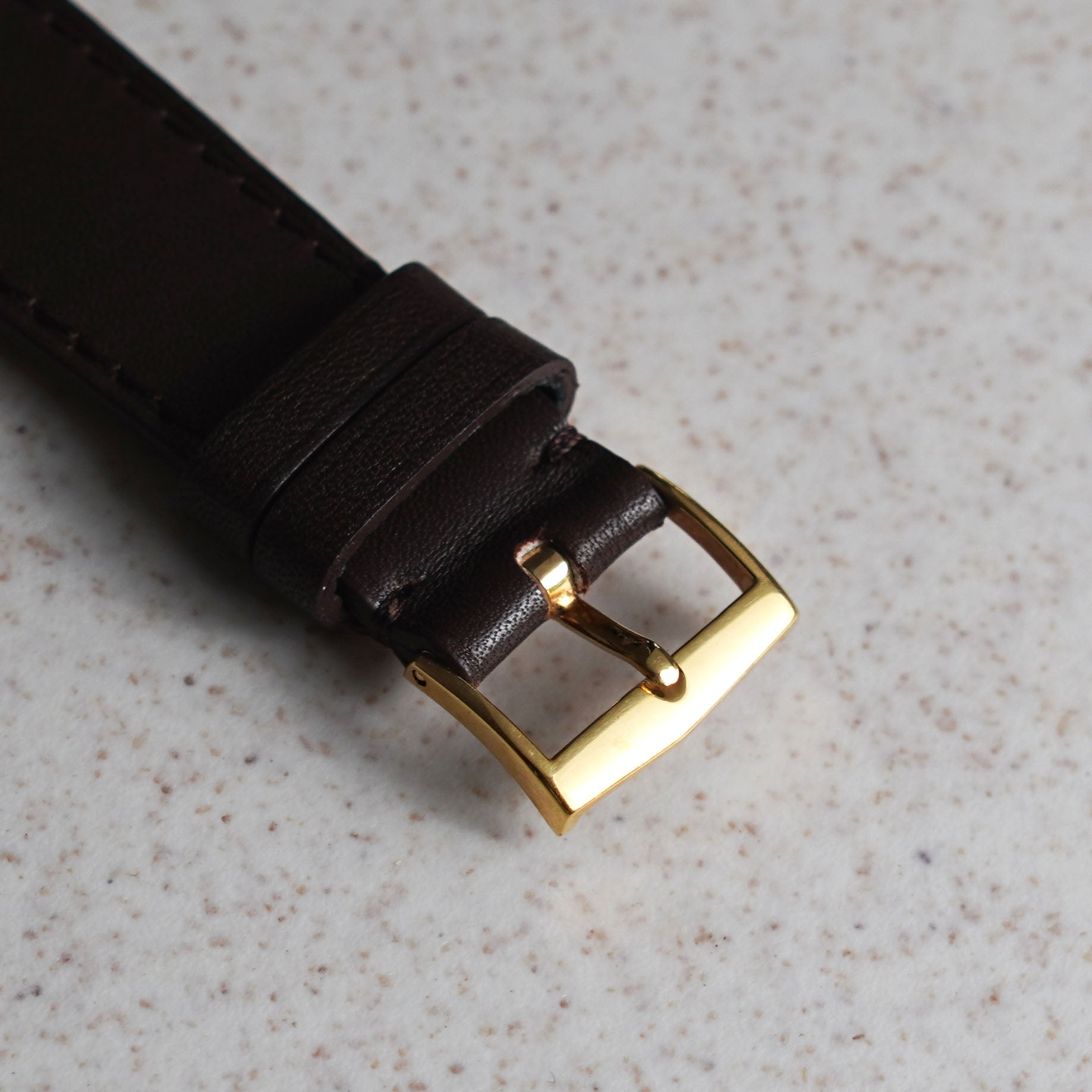 Vacheron Constantin Tank-Shaped Wristwatch, Double-signed Hermes, Yellow Gold