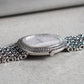 Audemars Piguet Oval-shaped Wristwatch, Diamond Bezel and Pavé Diamond Dial with Sapphires, White Gold