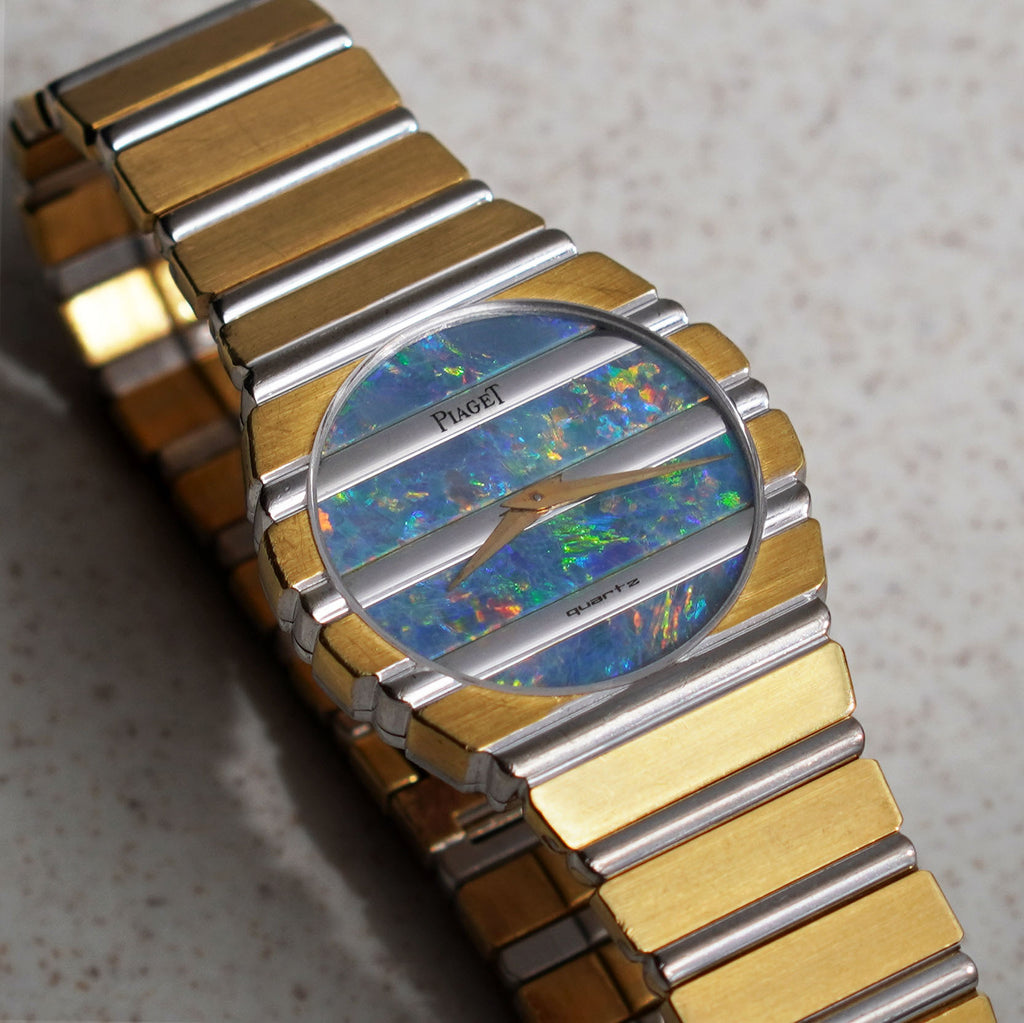 Piaget Polo, Two-tone with Opal Dial, Ref. 791C701, Yellow and White Gold