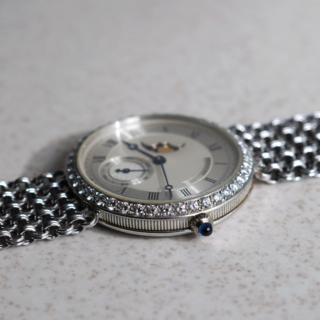 Breguet Classique Moonphase Bracelet Watch, Ref. 3300 BB, White Gold