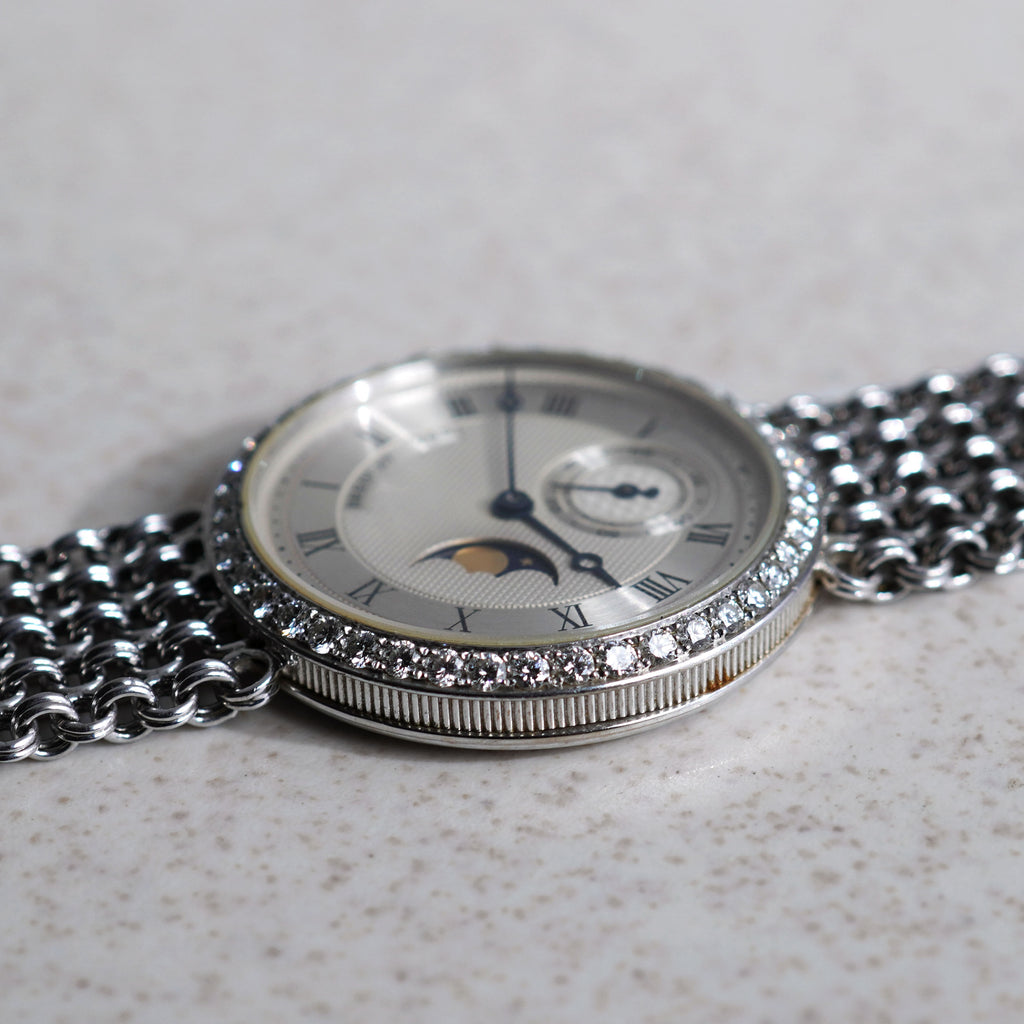 Breguet Classique Moonphase Bracelet Watch, Ref. 3300 BB, White Gold