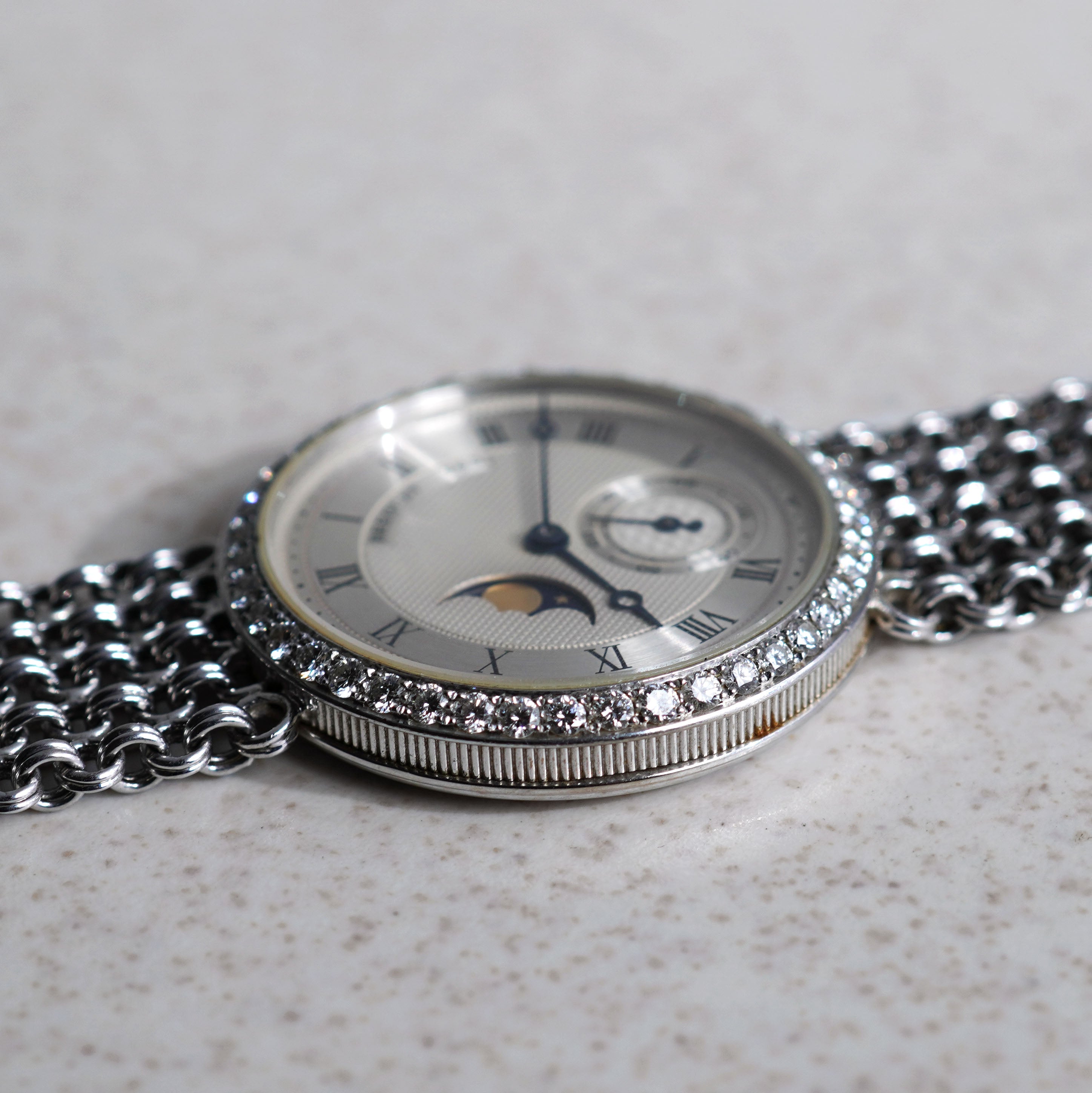 Breguet Classique Moonphase Bracelet Watch, Ref. 3300 BB, White Gold