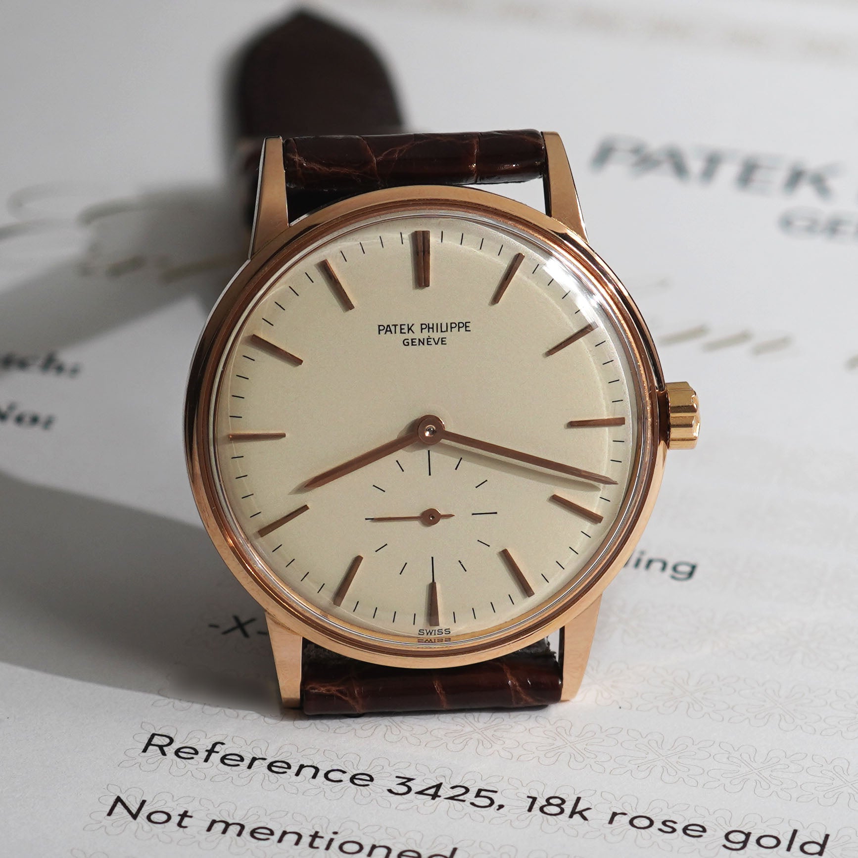 Patek Philippe Calatrava, Ref. 3425R, Rose Gold