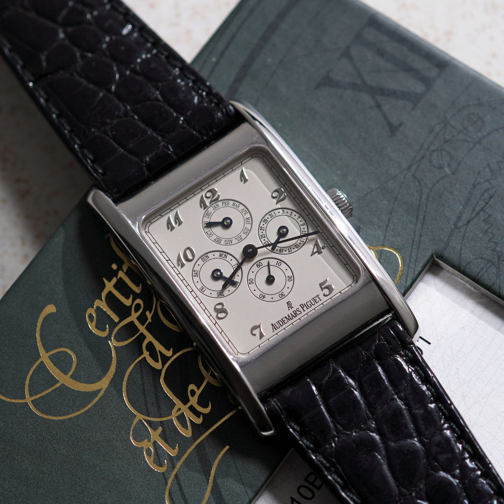 Audemars Piguet Edward Piguet Triple Calendar, Ref. 25910BC, White Gold