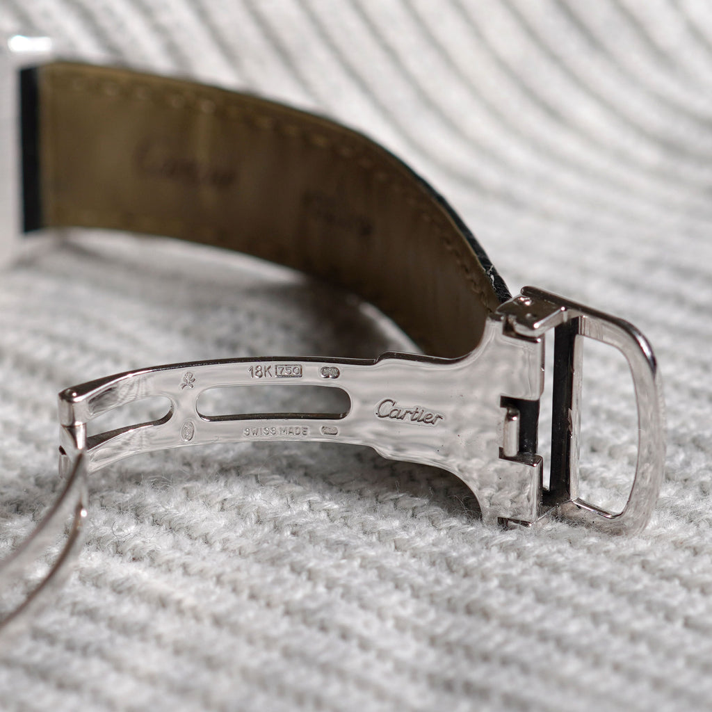 Cartier Santos Dumont 90th Anniversary Limited Edition, Salmon Dial, Ref. 1575 1, Platinum