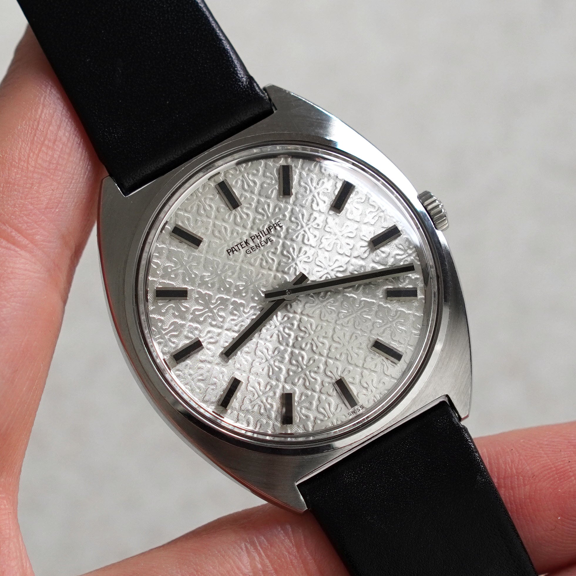 Patek Philippe Calatrava, "Calatrava cross" dial, Ref. 3574, Steel