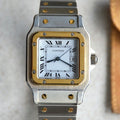 Cartier Santos Carrée, Ref. 2961, Steel and Yellow Gold