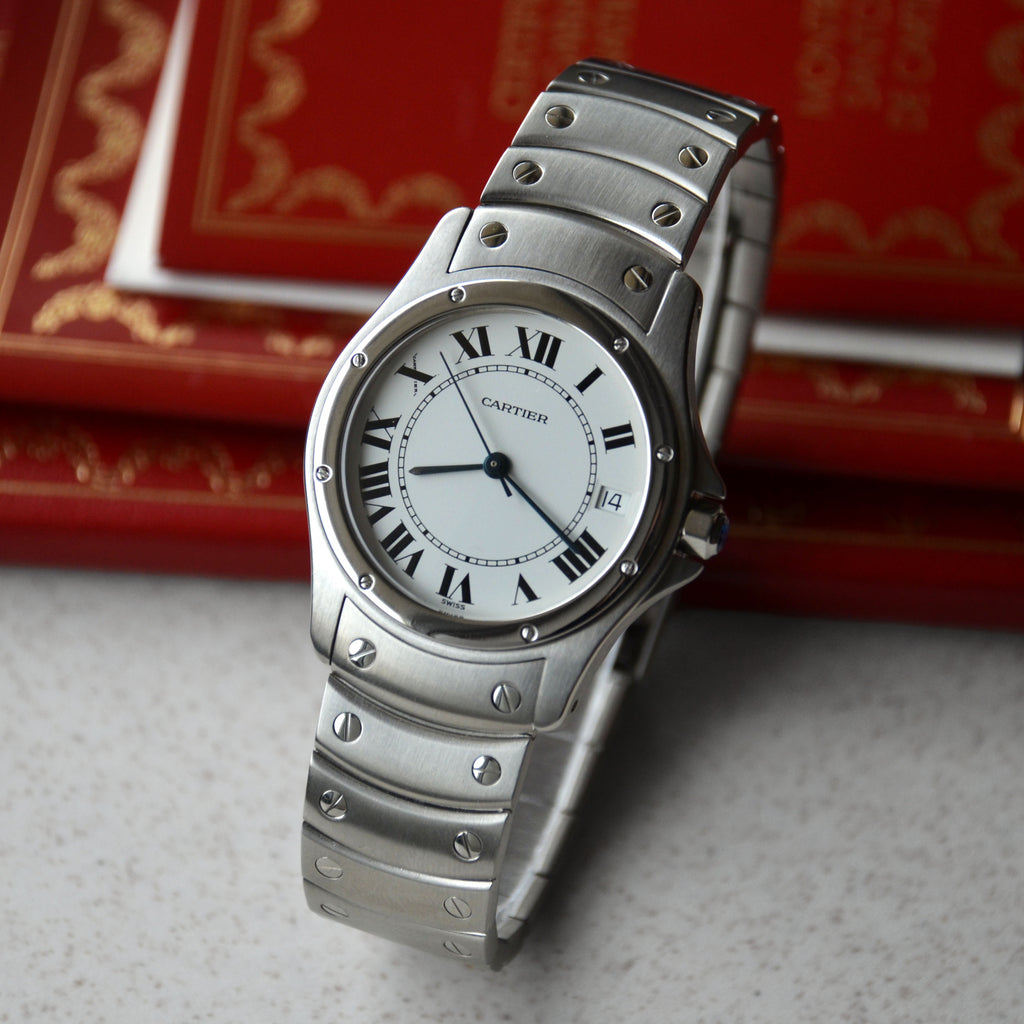 Cartier Santos Ronde, Ref. 19201, Steel