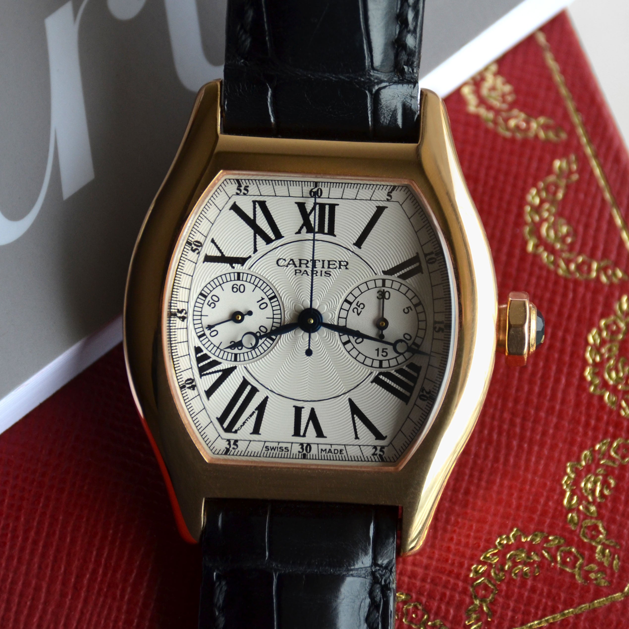 Cartier CPCP Tortue Monopoussoir, Ref. 2661, Pink Gold