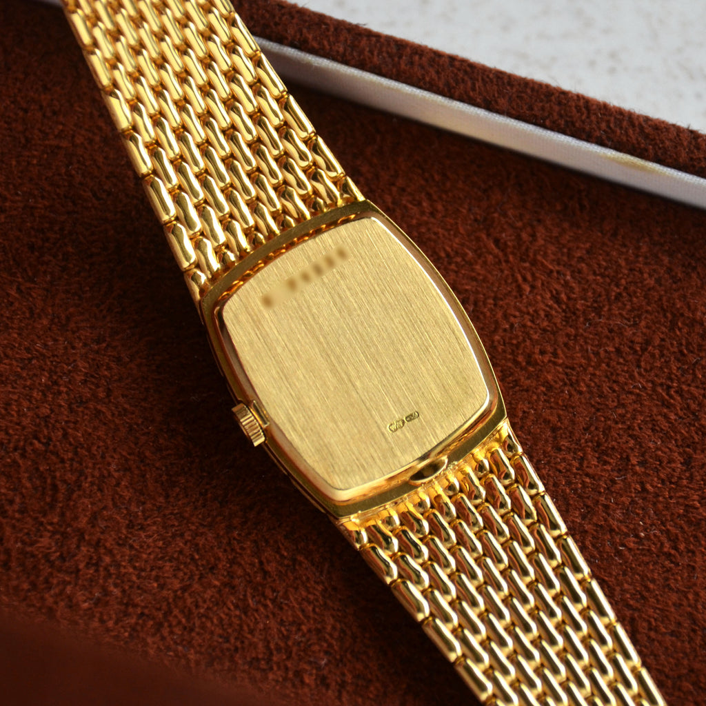 Audemars Piguet Mini Cobra, Diamond hands and hour markers, Yellow Gold