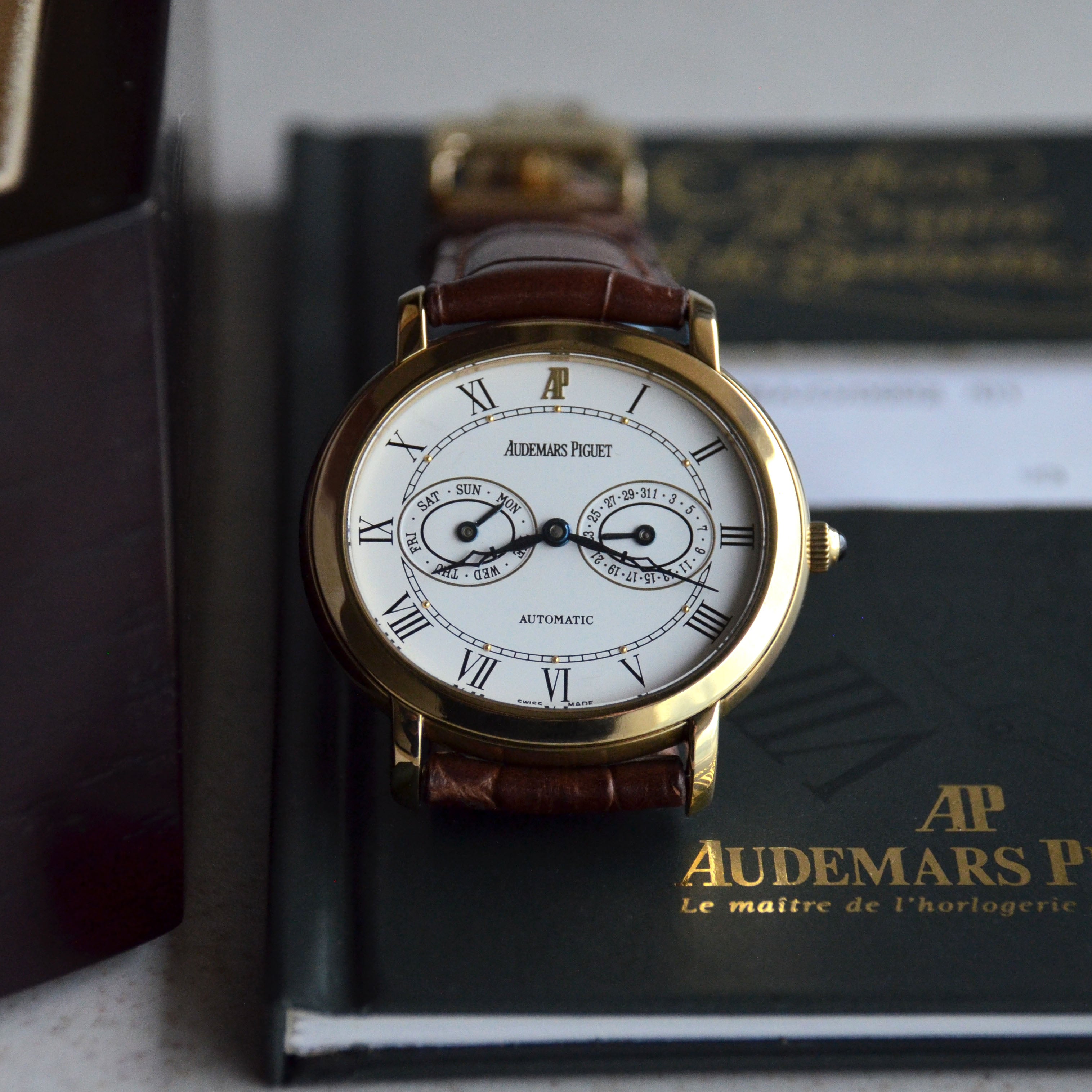 Audemars Piguet Millenary Day Date, Ref. 25779 BA, Yellow Gold