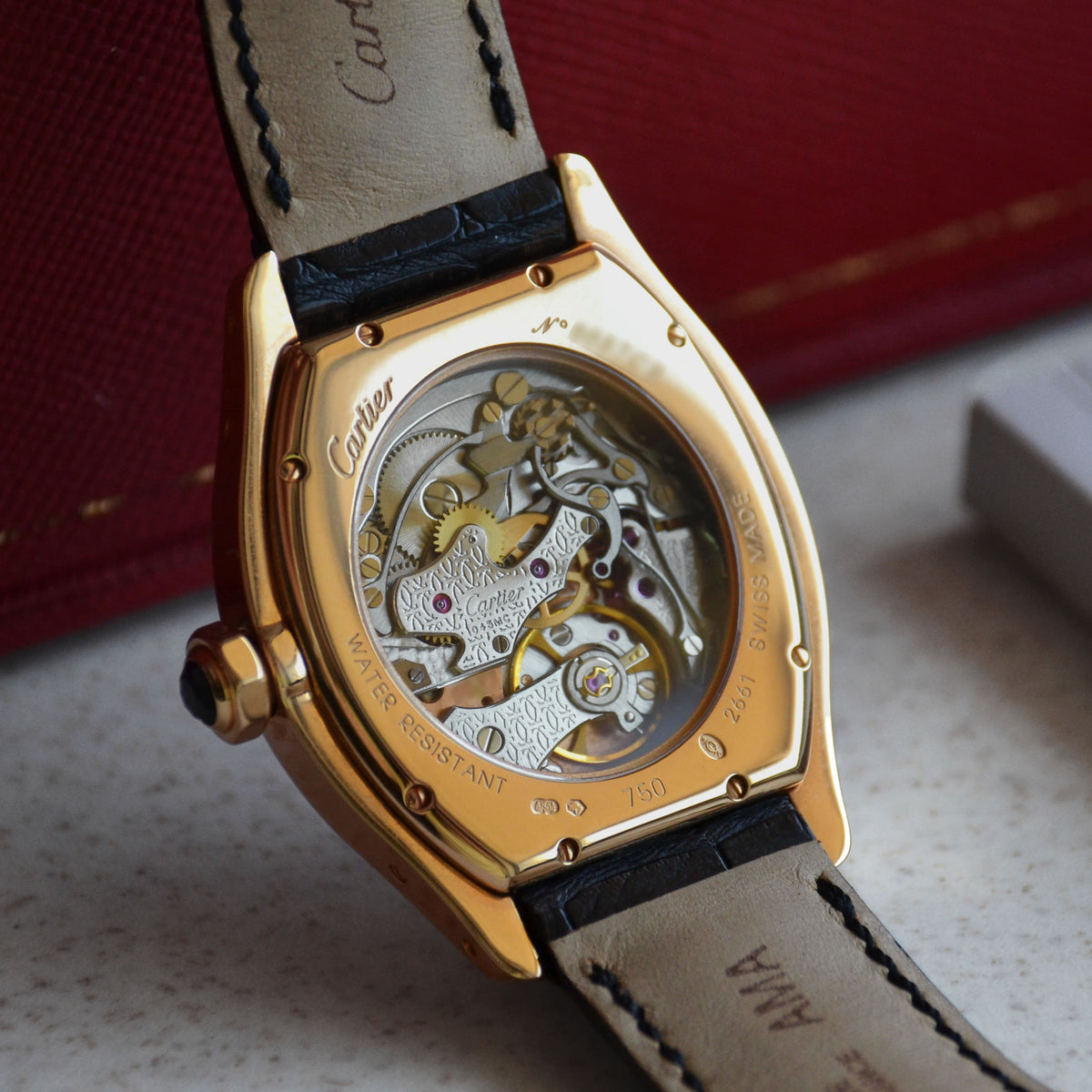 Cartier CPCP Tortue Monopoussoir, Ref. 2661, Pink Gold