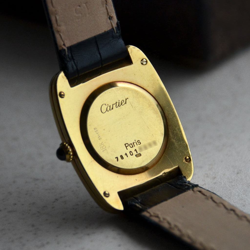 Cartier Large-sized Fabergé, Paris Dial, Ref. 78101, Yellow Gold