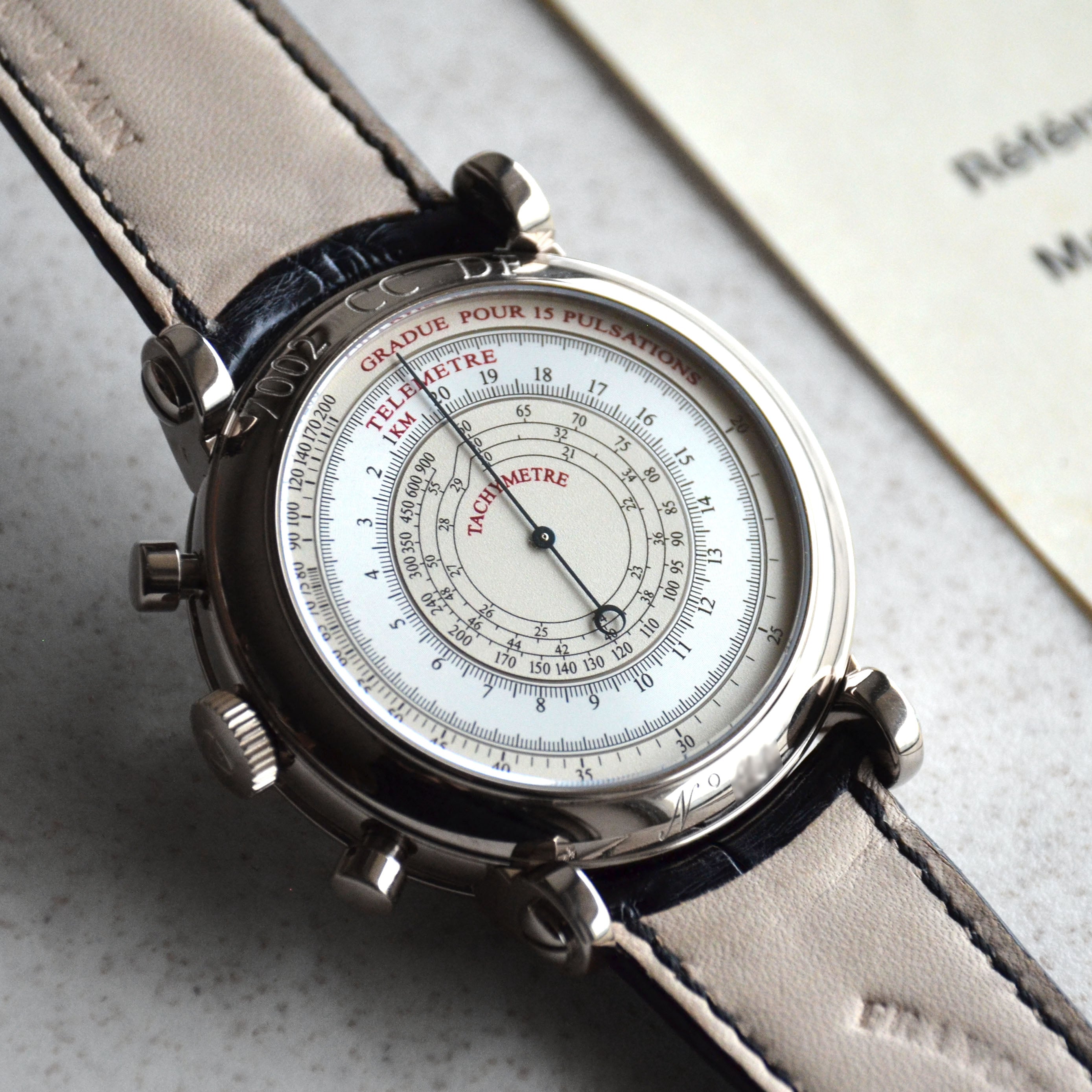 Franck Muller Double Face Chronograph, Ref. 7008 CC DF, White Gold