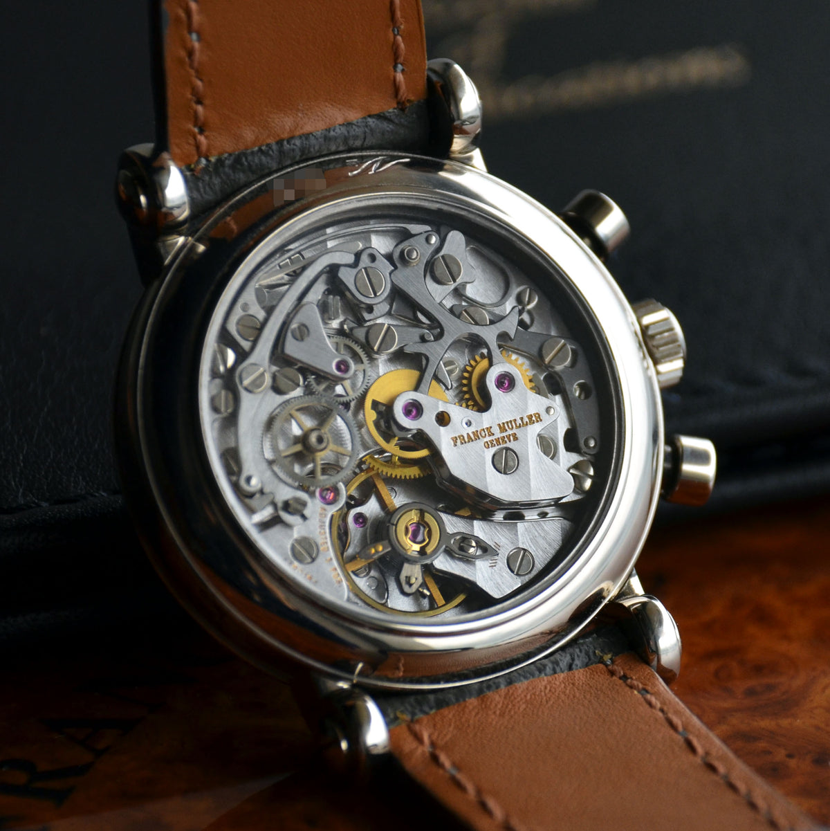 Franck Muller Early Manual Wind Chronograph, Ref. 3870 NA, White Gold