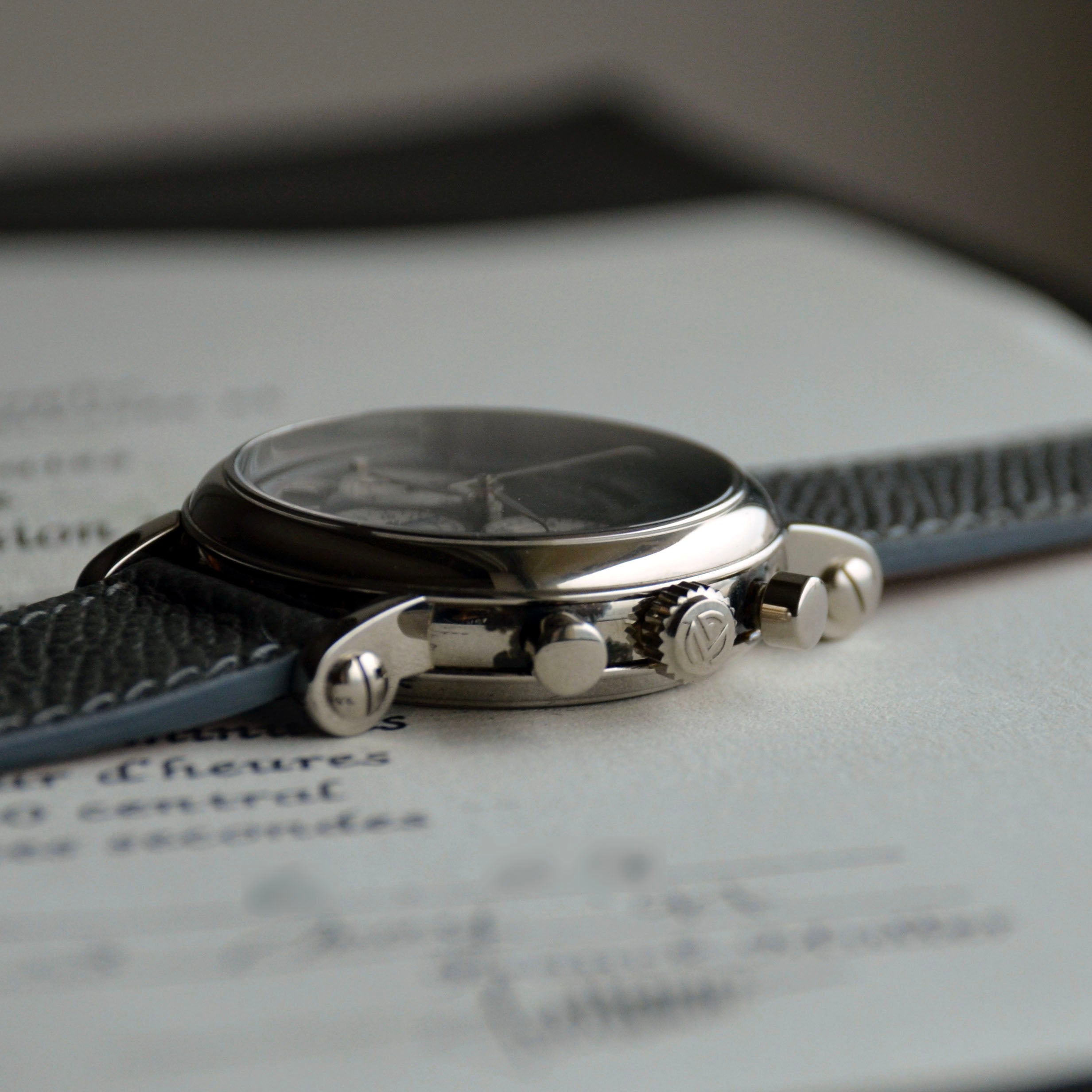 Franck Muller Early Manual Wind Chronograph, Ref. 3870 NA, White Gold