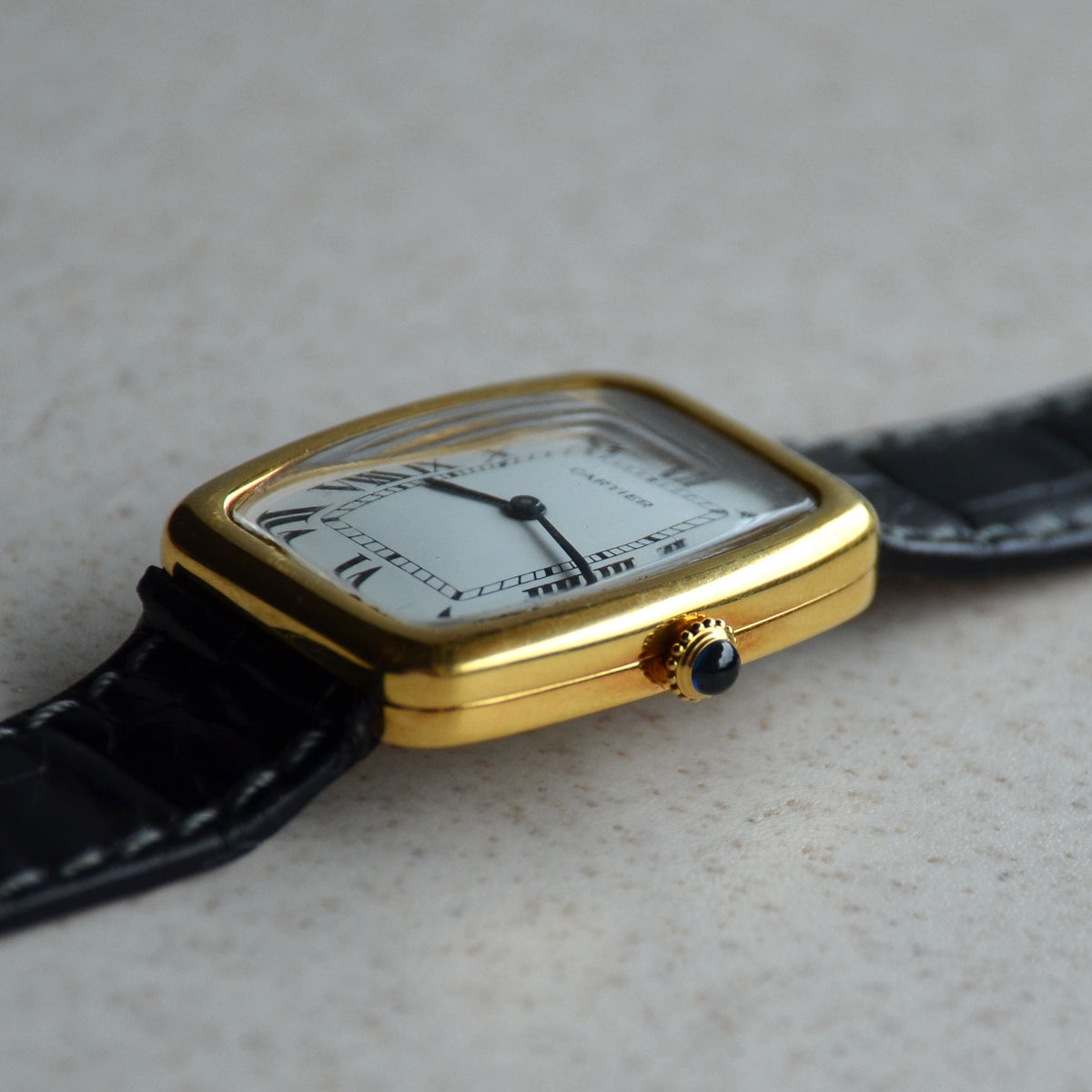 Cartier Large-sized Fabergé, Paris Dial, Ref. 78101, Yellow Gold
