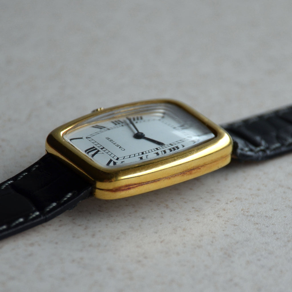 Cartier Large-sized Fabergé, Paris Dial, Ref. 78101, Yellow Gold