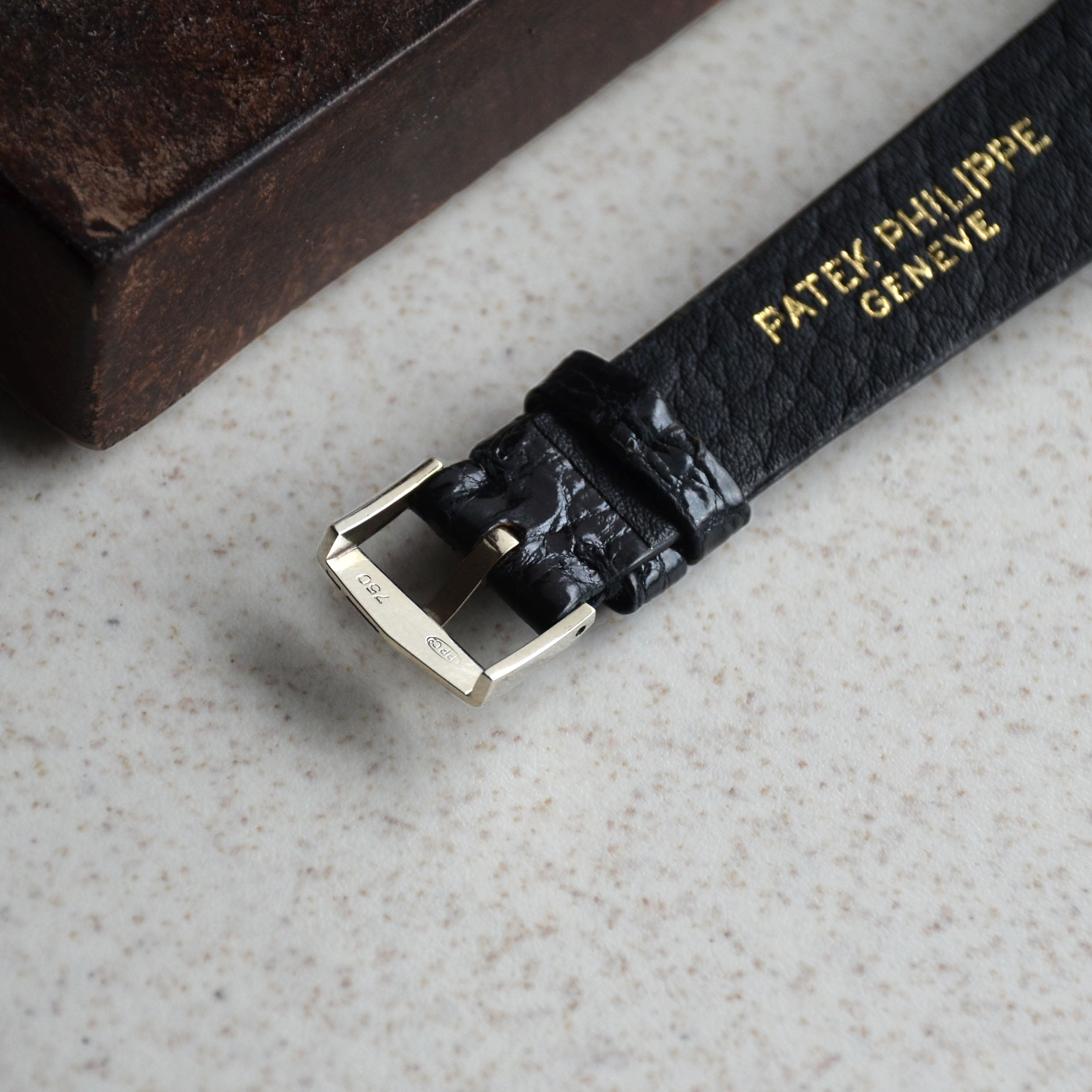 Patek Philippe Calatrava "Clous de Paris" Hobnail Bezel, Ref. 3520, White Gold