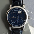 A. Lange & Sohne Lange 1 Blue Dial, Ref. 101.027, White Gold