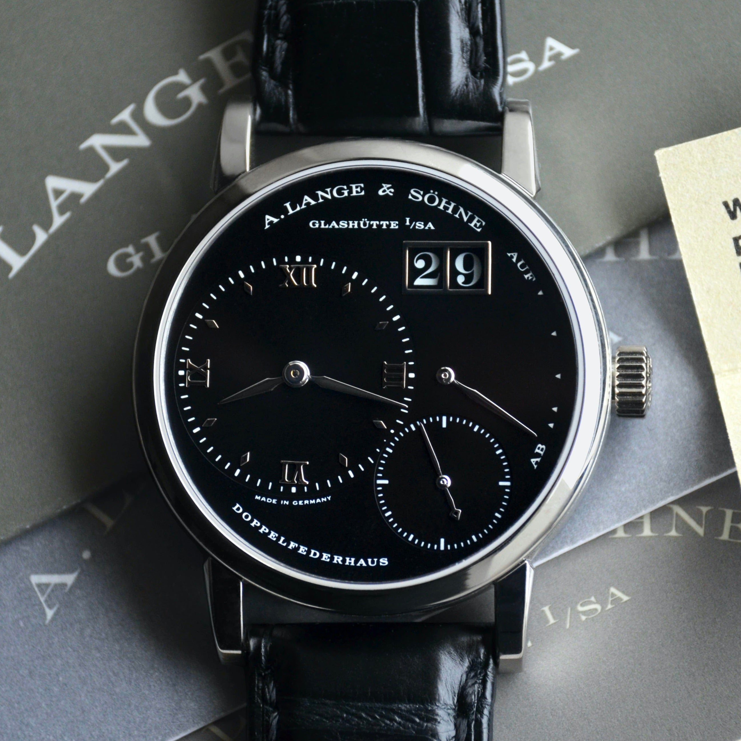 A. Lange & Sohne Little Lange "Darth", Ref. 111.025, Platinum