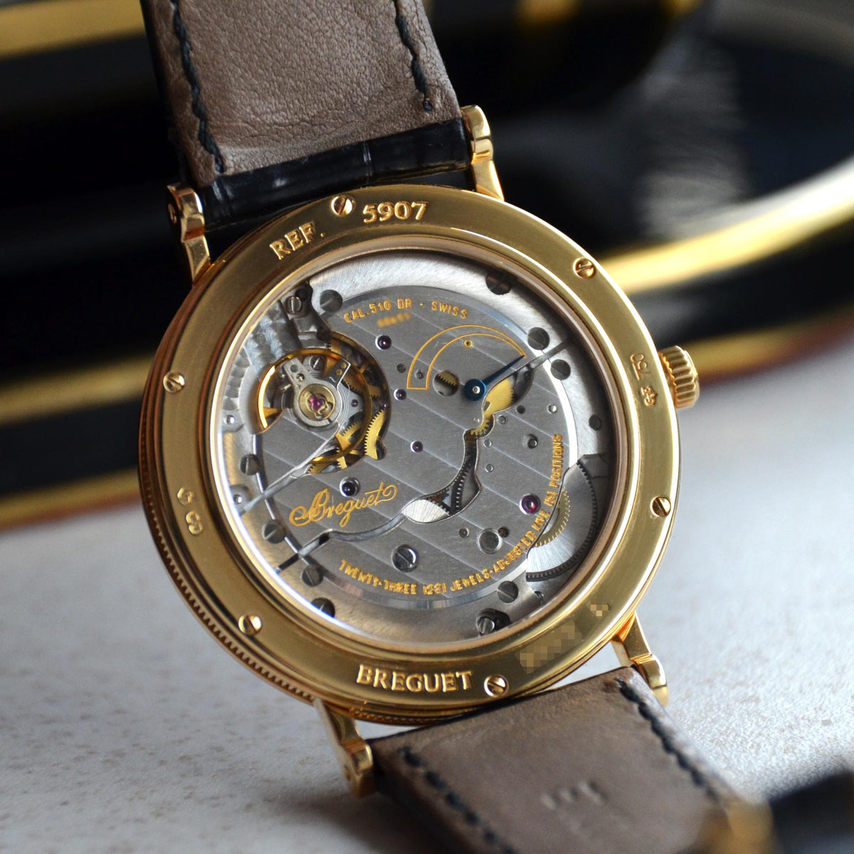 Breguet Classique Power Reserve, Ref. 5907 BA, Yellow Gold