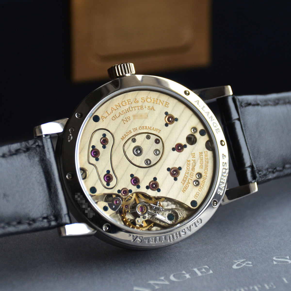 A. Lange & Sohne Little Lange "Darth", Ref. 111.025, Platinum