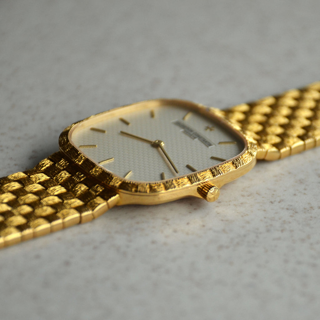 Vacheron Constantin Mesh Doll Bracelet Wristwatch, Ref. 33095, Yellow Gold