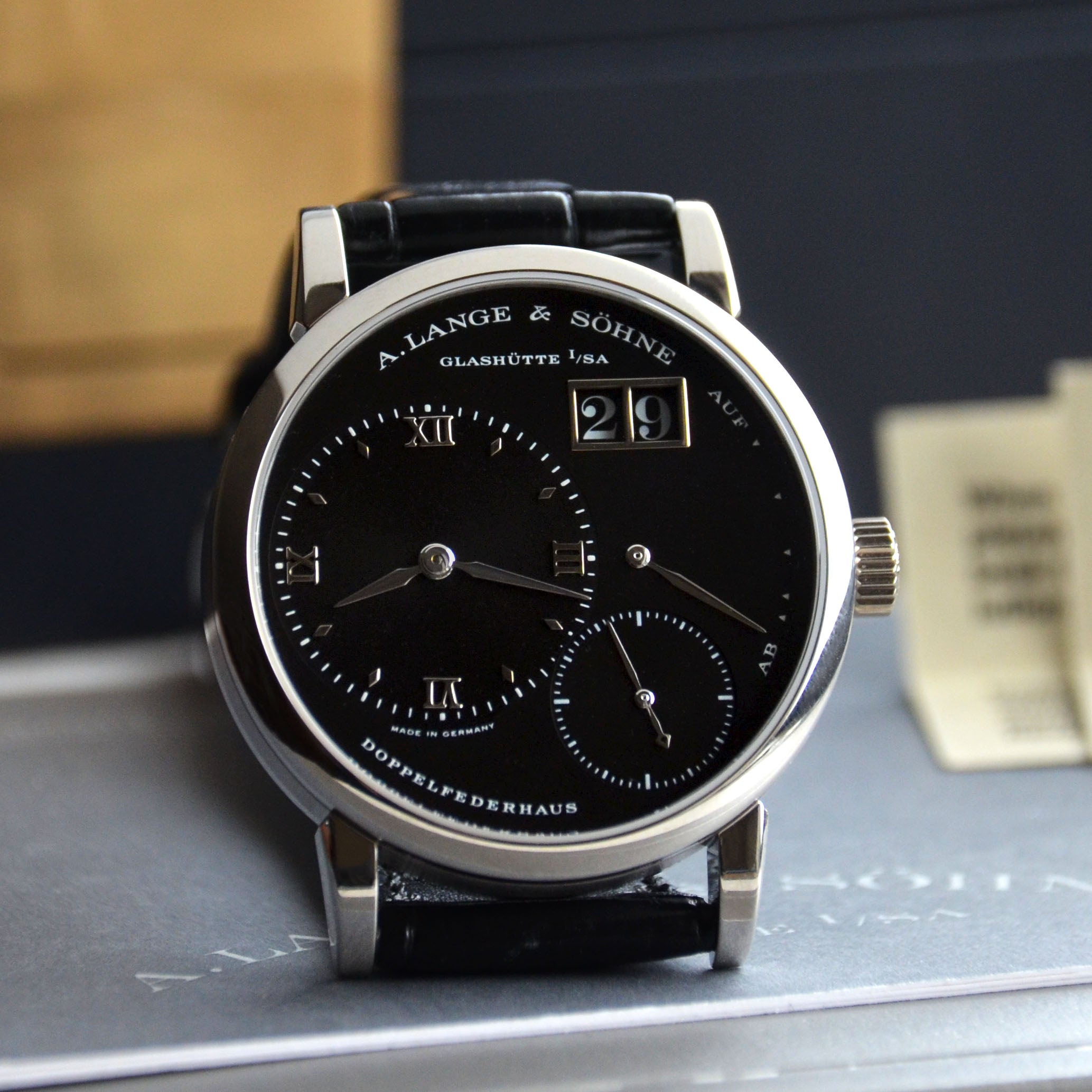 A. Lange & Sohne Little Lange "Darth", Ref. 111.025, Platinum