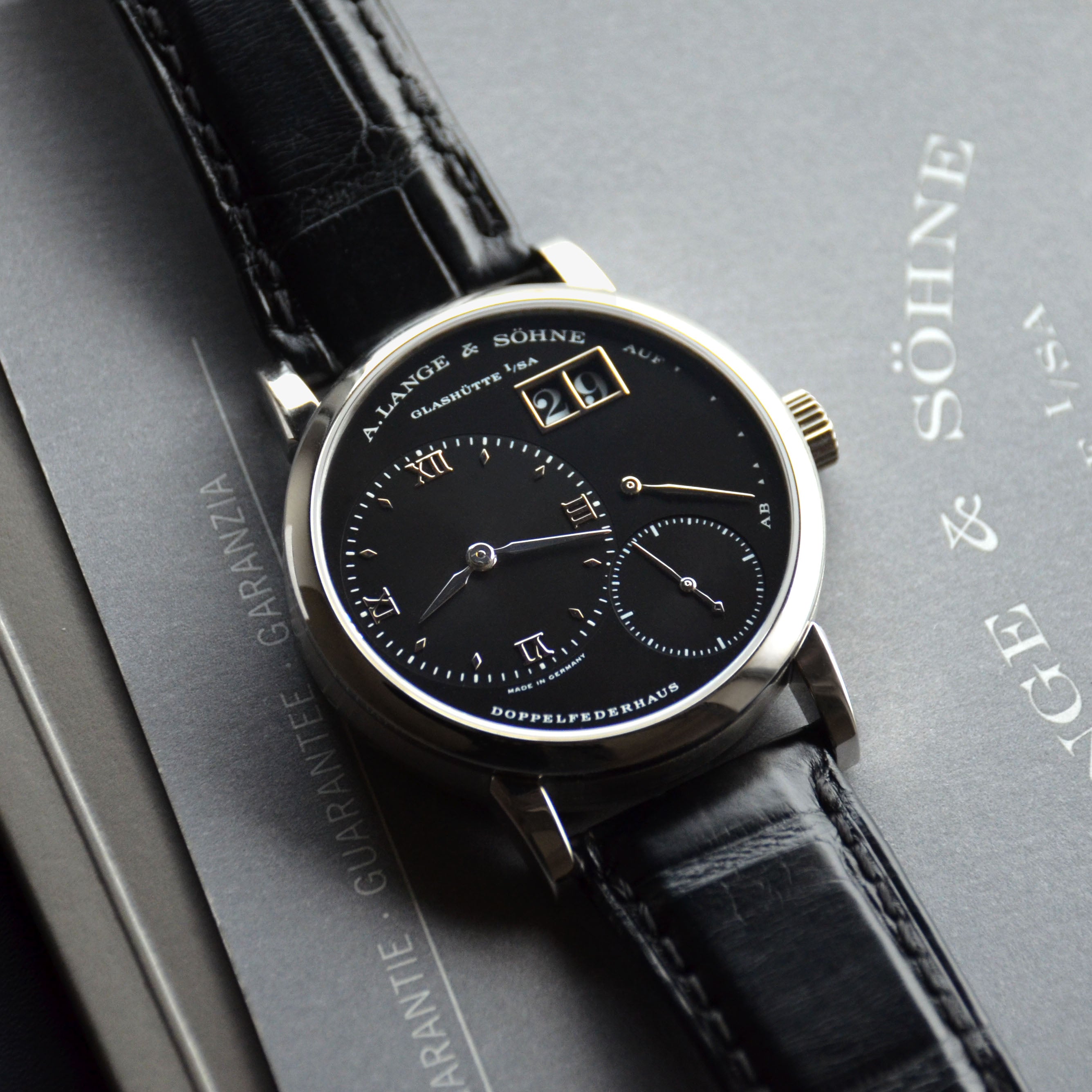 A. Lange & Sohne Little Lange "Darth", Ref. 111.025, Platinum