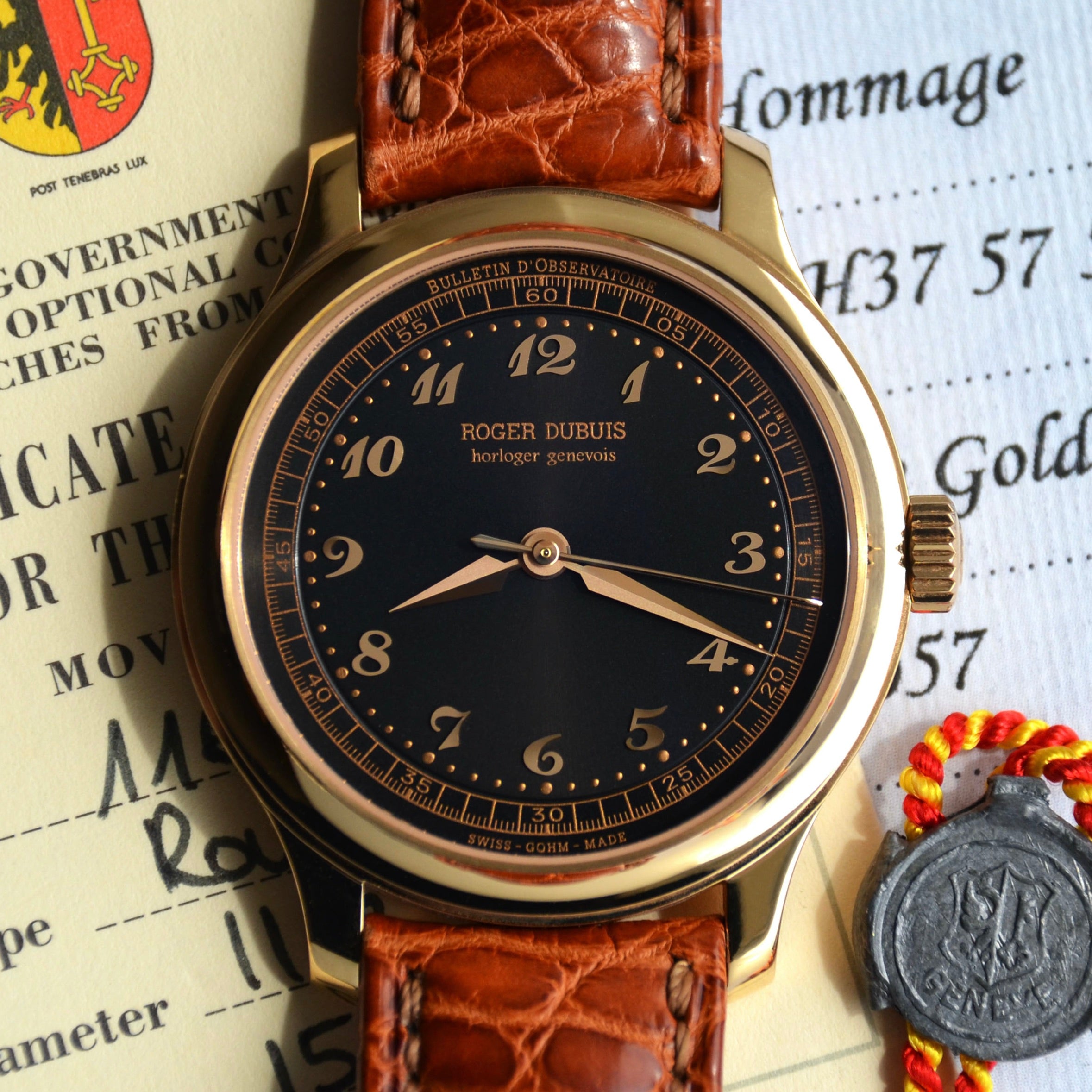 Roger Dubuis H37 Hommage, Rose Gold