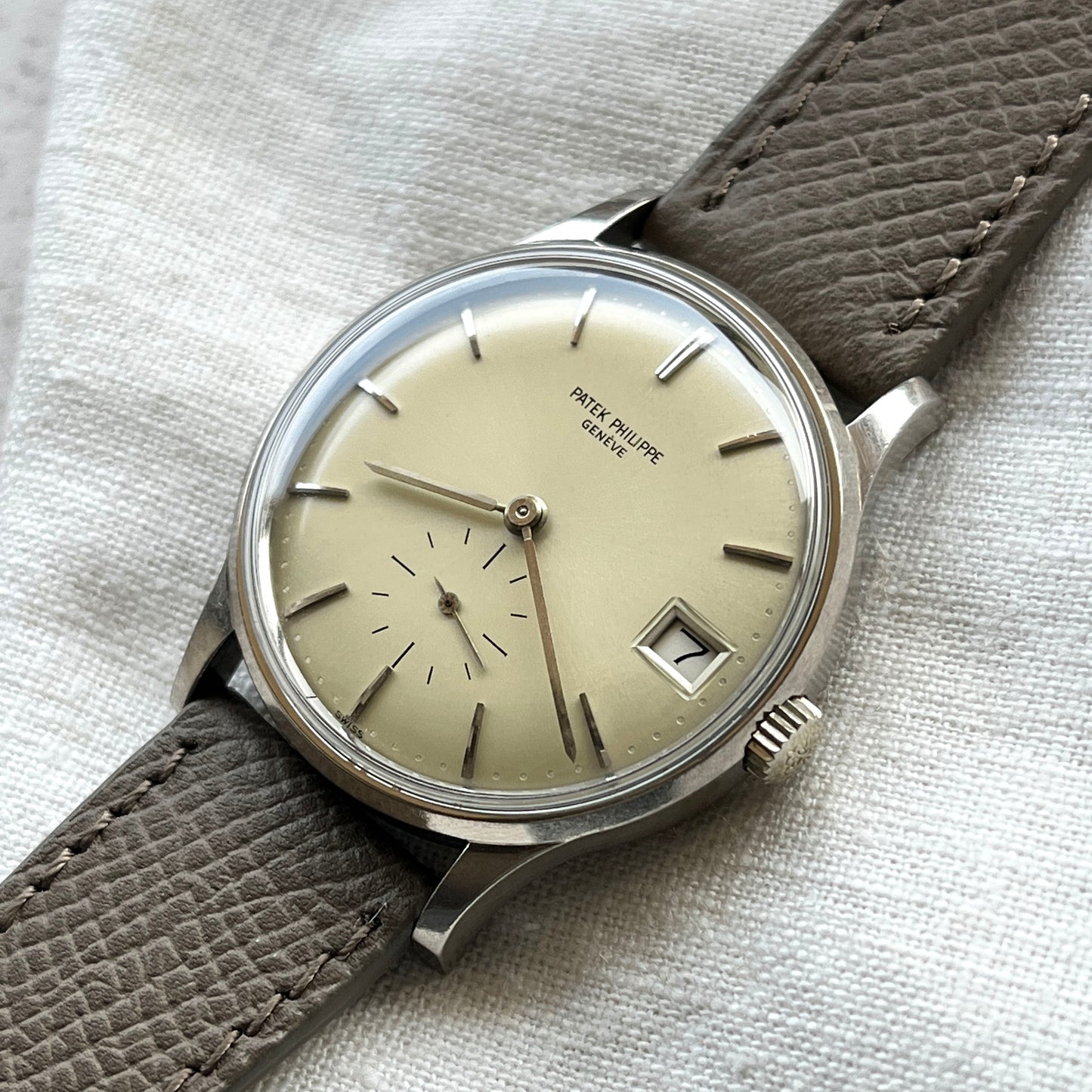 Patek Philippe Calatrava Automatic with Date, White Gold