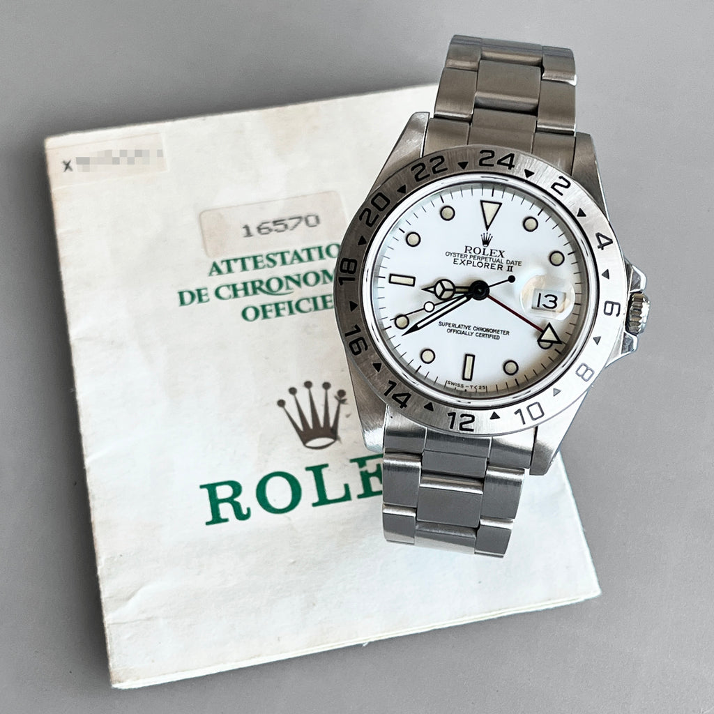 Rolex Explorer II, Ref. 16570, X-serial number, Steel
