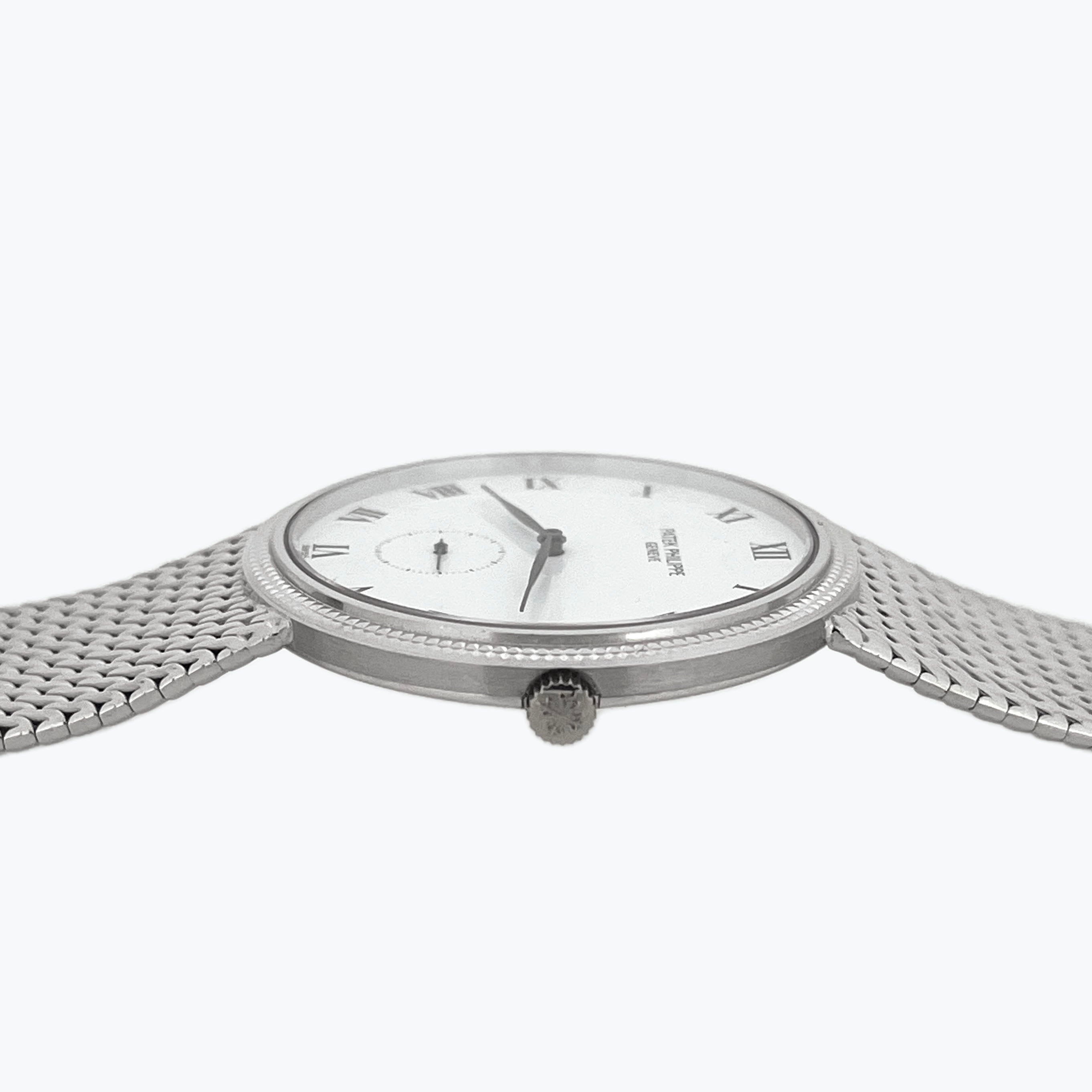 Patek Philippe Calatrava Bracelet Watch, Ref. 3919/1G, White Gold