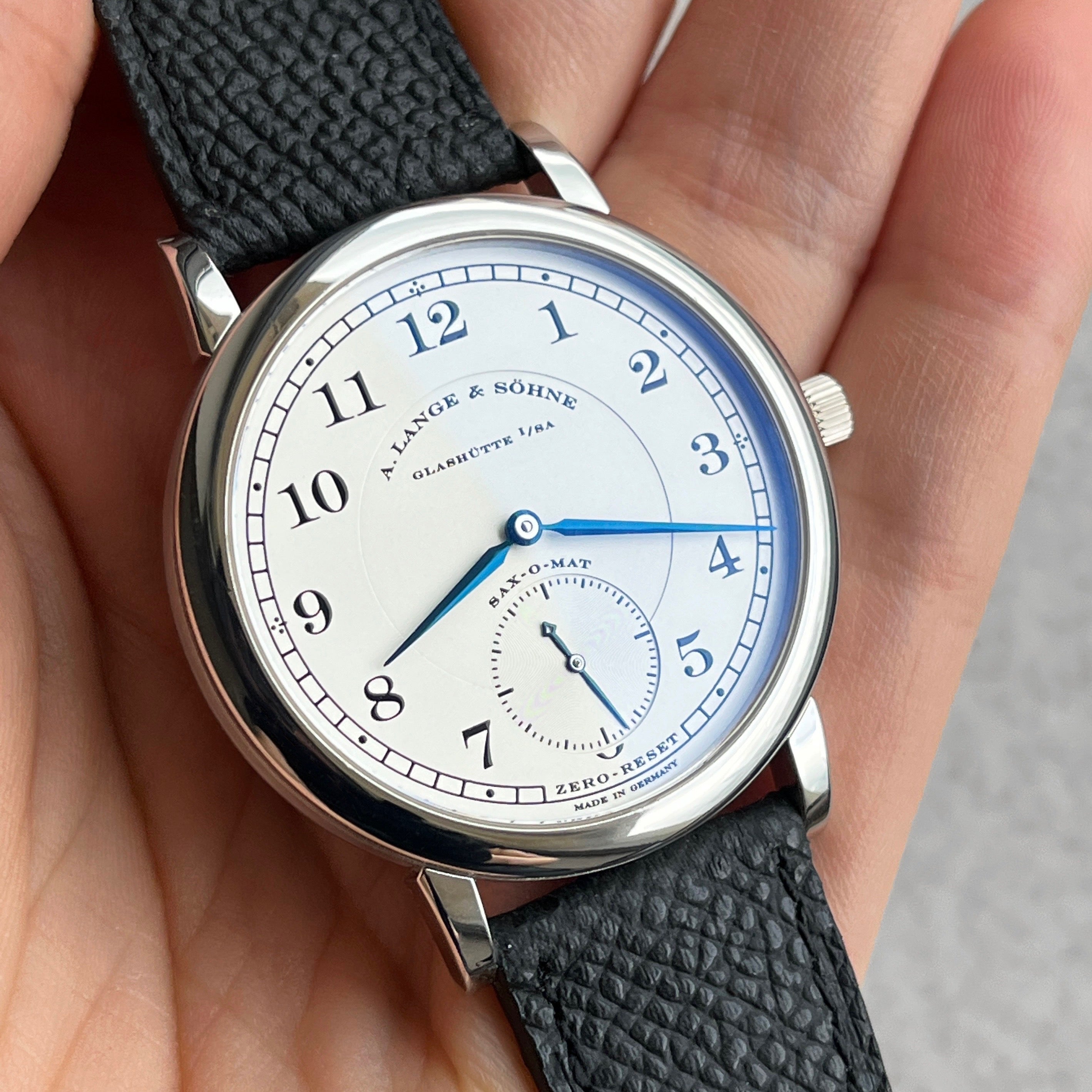 A. Lange & Sohne Sax-O-Mat, Ref. 303.025, Platinum