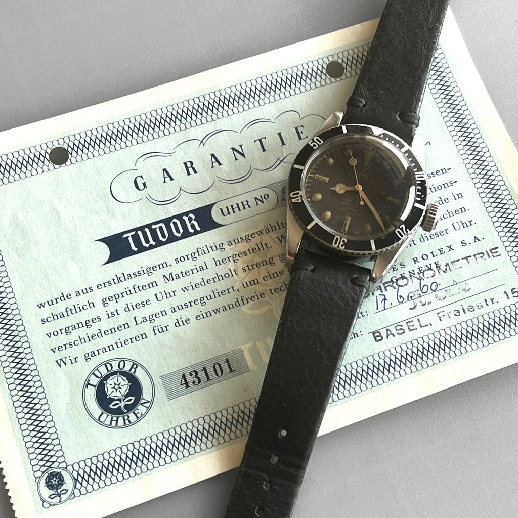 Tudor Rare Big Crown Submariner, Ref. 7924, Steel