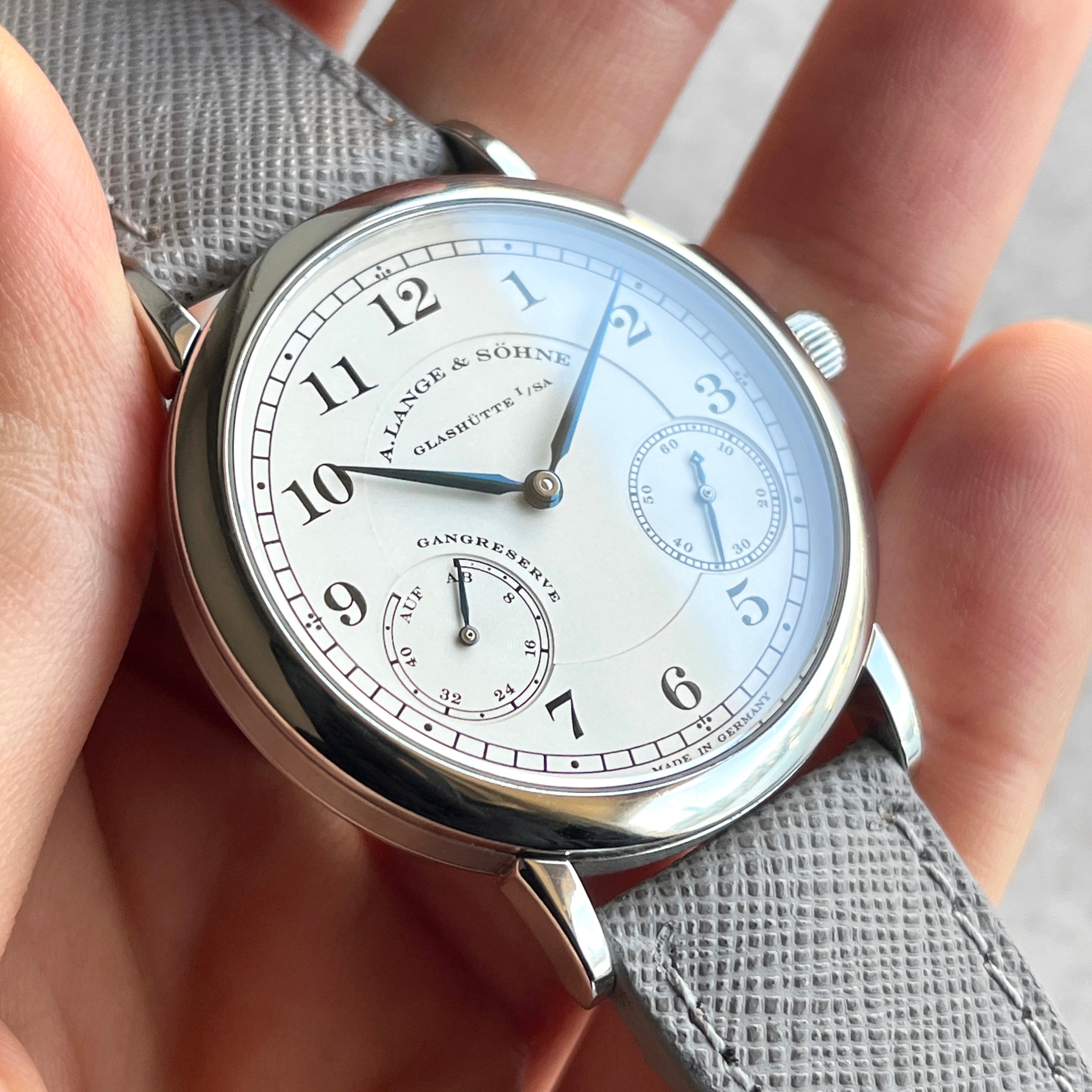 A. Lange & Sohne 1815 Up/Down, Ref. 221.025, Platinum