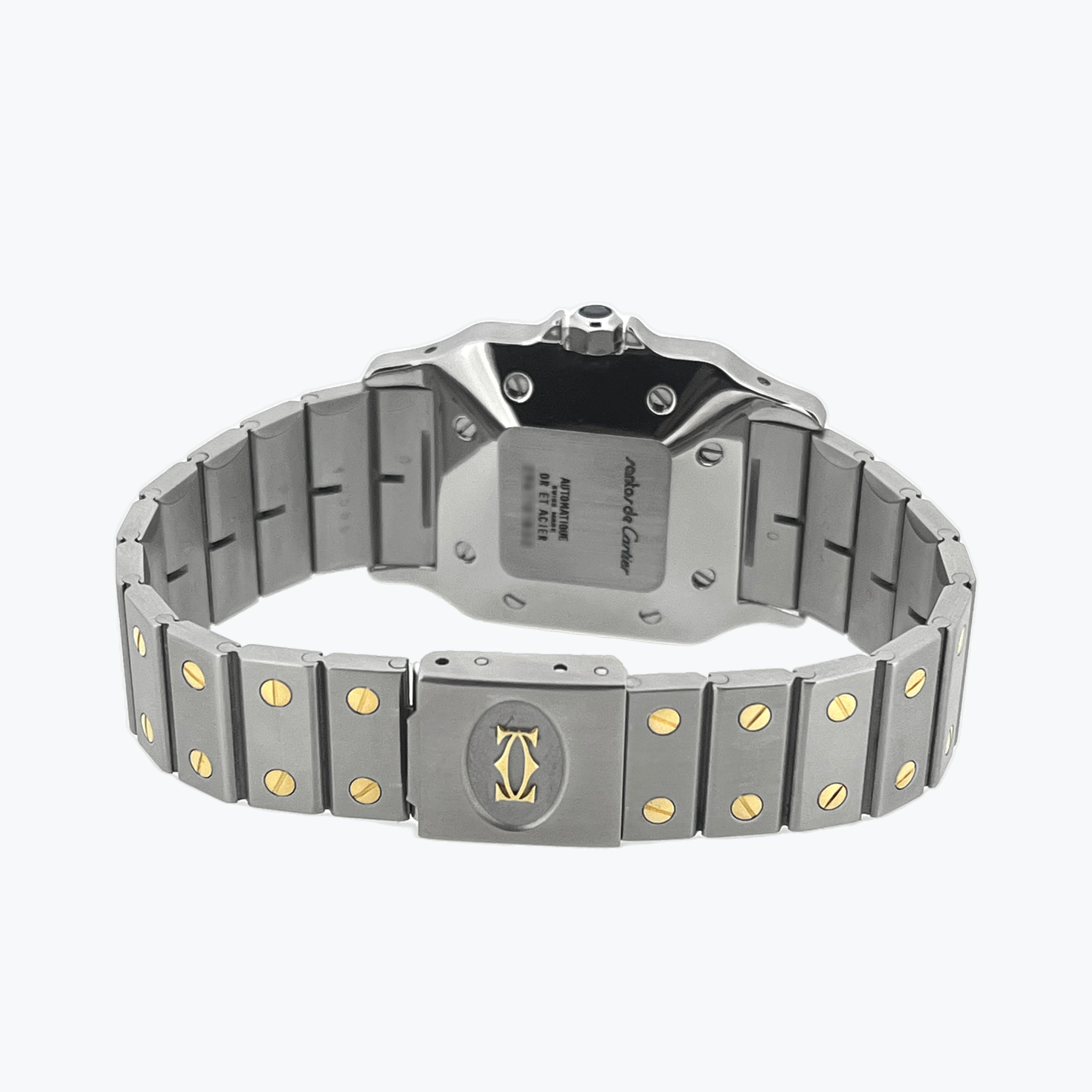 Cartier Santos Carrée, Ref. 2961, Steel and Yellow Gold