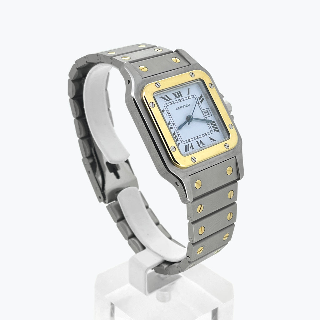 Cartier Santos Carrée, Ref. 2961, Steel and Yellow Gold